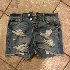 Mudd High Rise Jean Shorts FLX Stretch